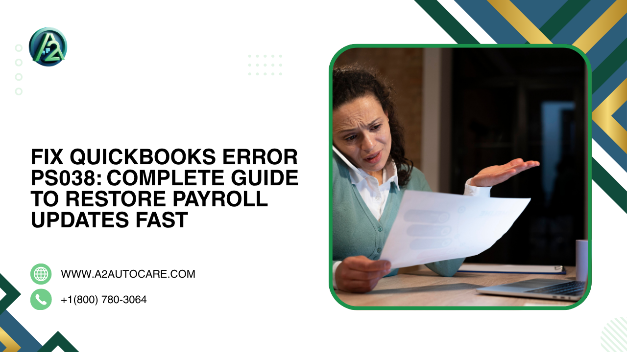 QuickBooks error PS038 fix to restore payroll update access 